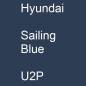 Preview: Hyundai, Sailing Blue, U2P.